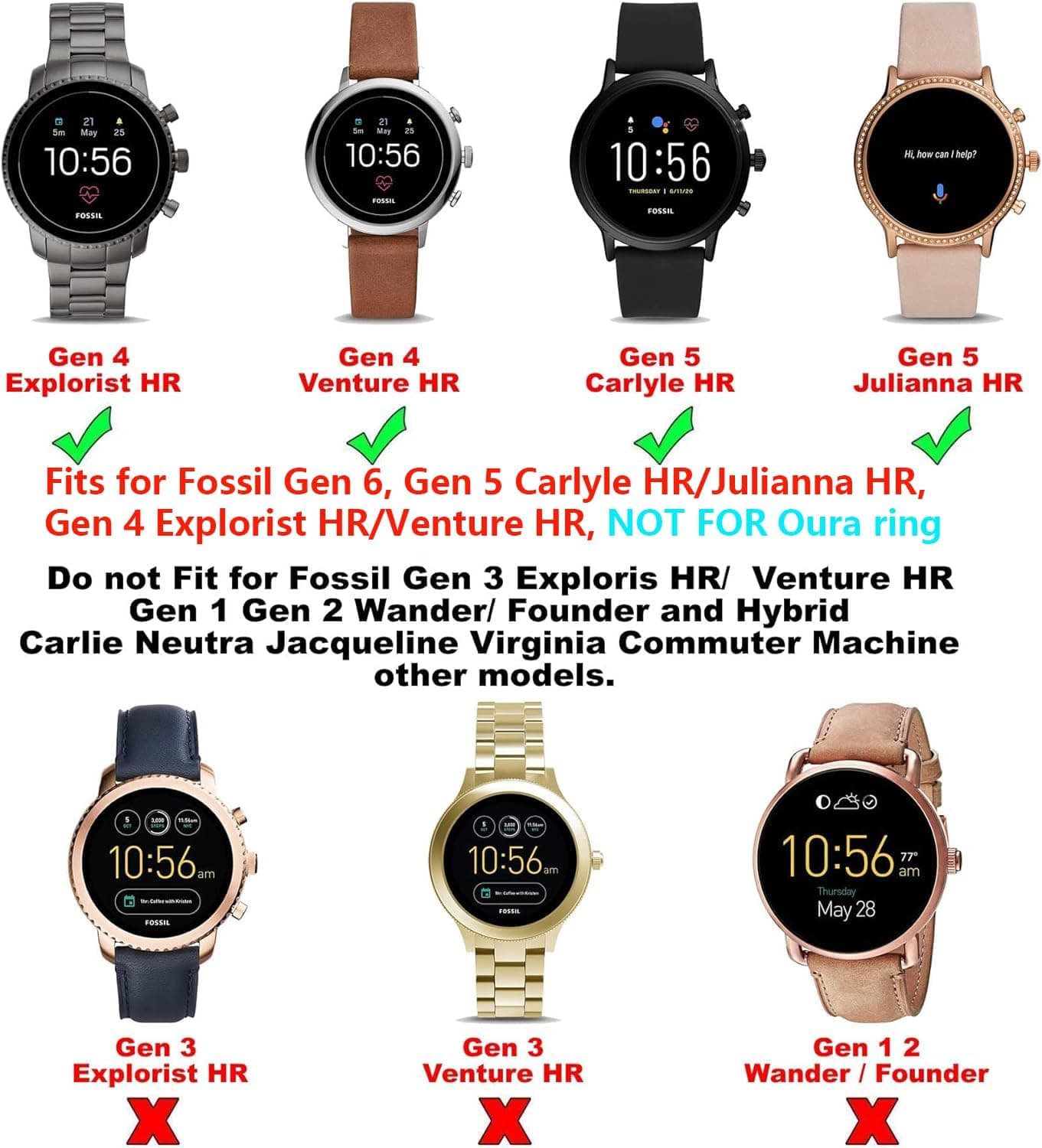 Fossil Watch Charger For Gen 4 5 6 view 3
