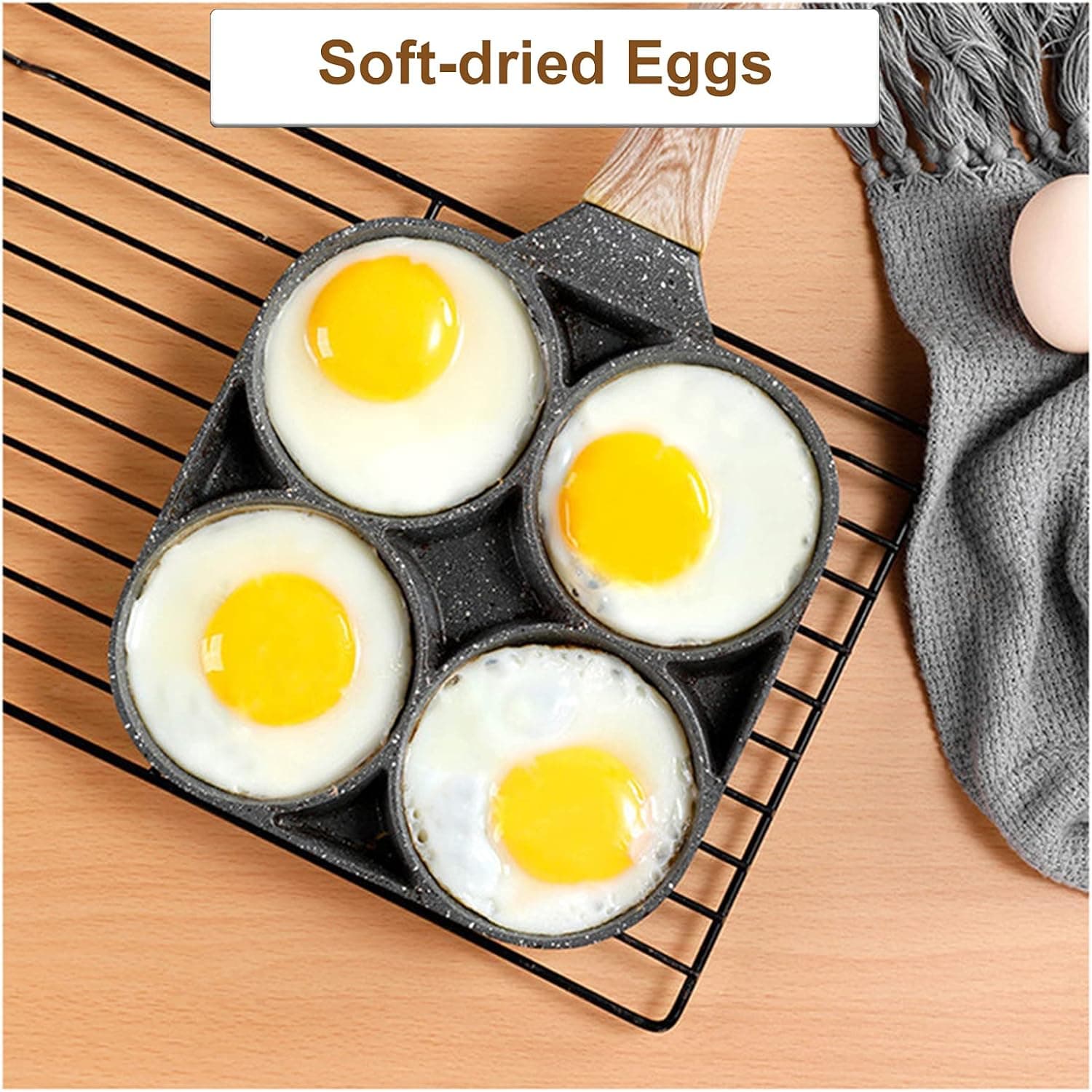 Four-Cup Egg Pan Non Stick Frying Egg Cooker For Breakfast view 3