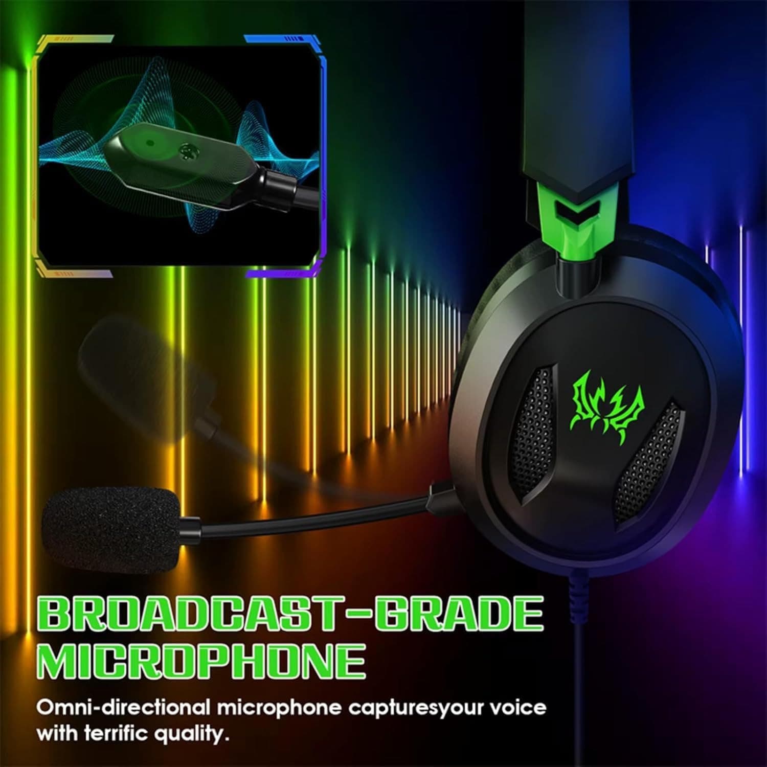 G3100 Wired Gaming Headphone With Mic & Memory Foam Cushions 3.5mm for PS5, Laptop & Mobile view 2
