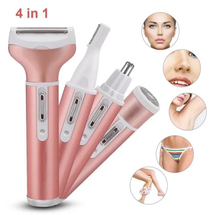 Geemy GM 3074 4 In 1 Rechargeable Nose And Hair Trimmer Kit view 1