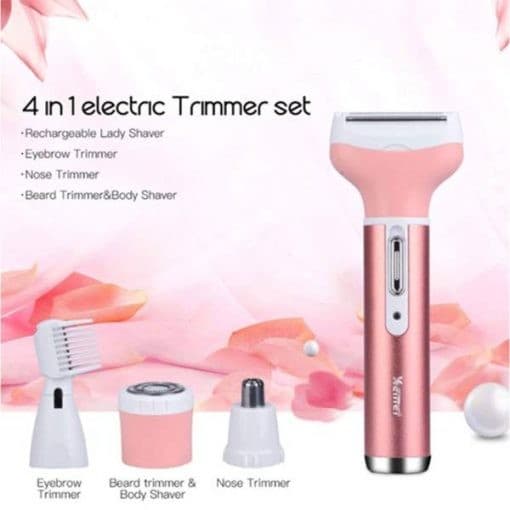 Geemy GM 3074 4 In 1 Rechargeable Nose And Hair Trimmer Kit view 3