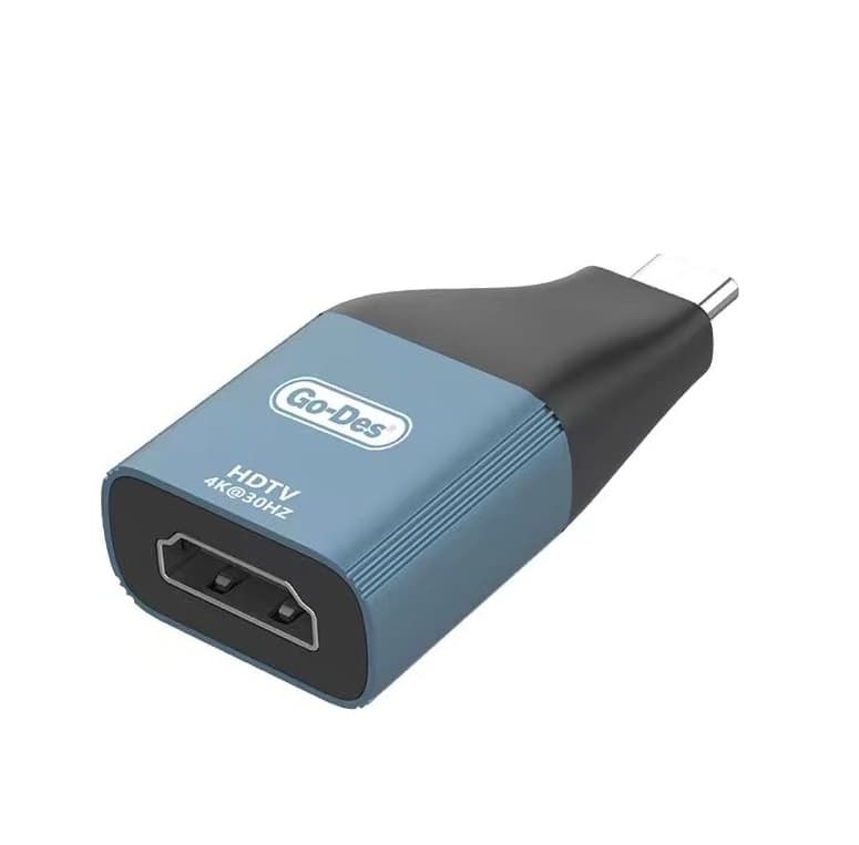 Go Des GD CT062 HDMI To Type-C Converter OTG 4K@30Hz view 1