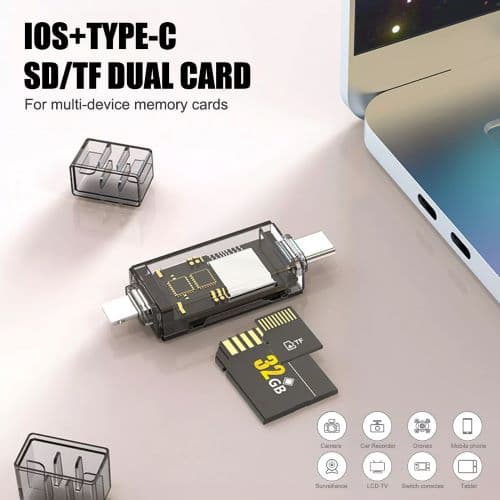 Go Des GD DK007 2 In 1 Mobile Card Reader OTG view 2