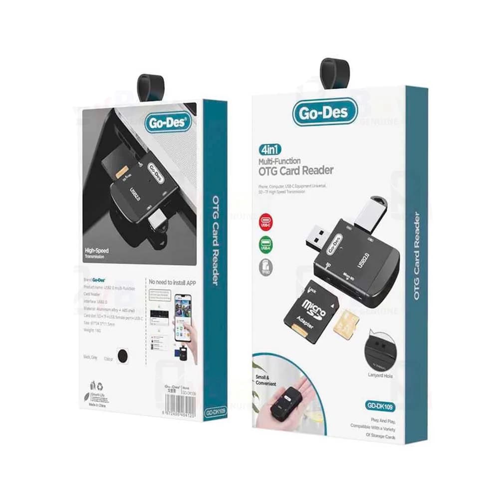 Go Des GD DK109 Multi Function OTG Card Reader view 2
