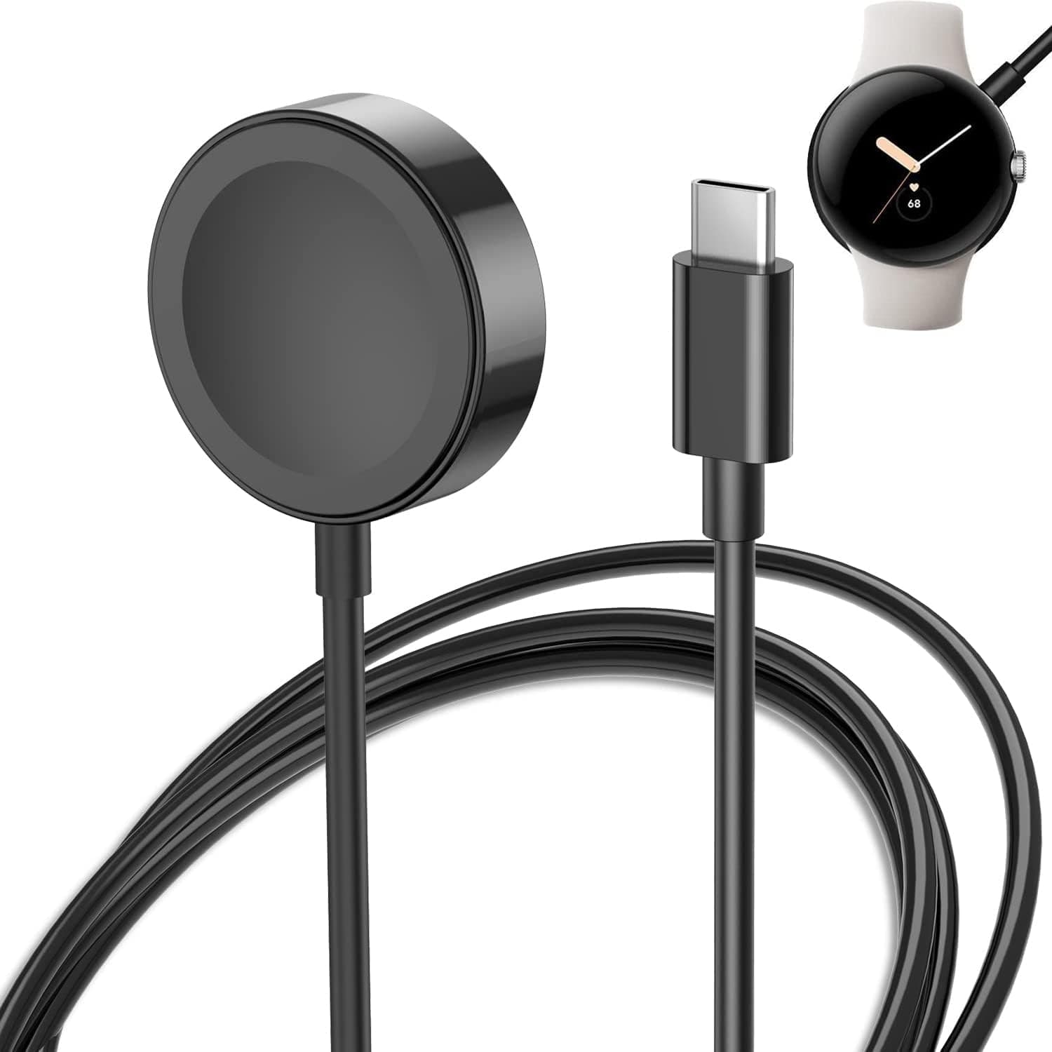 Google Pixel Watch 1 USB C Fast Magnetic Wireless Charger view 1