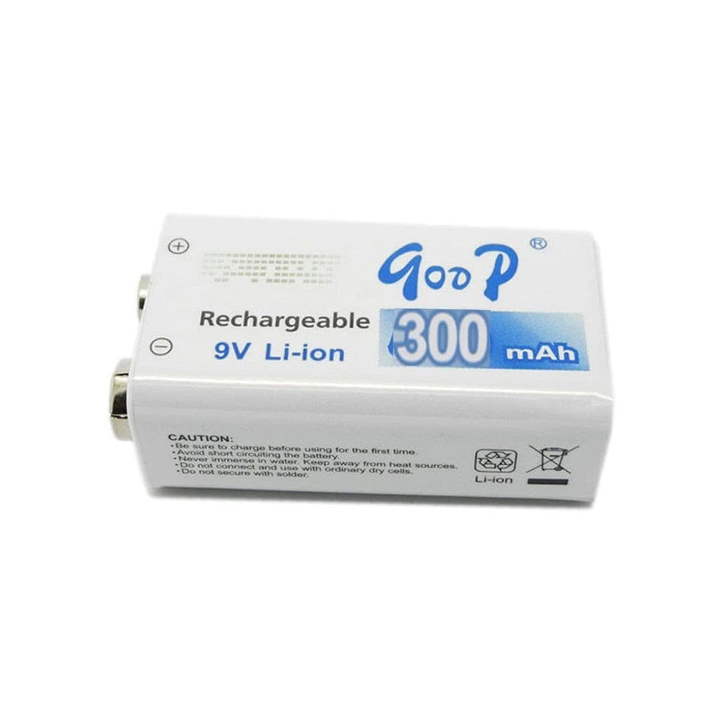Goop 9V 300mAh HR9V Nickel Metal Hydride (Ni-MH) Rechargeable Battery view 2