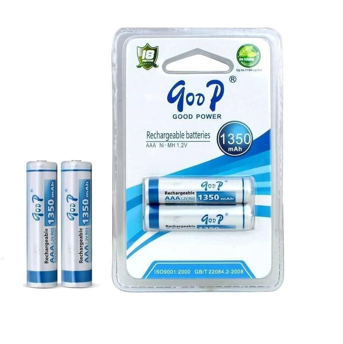 Goop Triple AAA 1.2V 1350 Mah Rechargeable Battery view 1