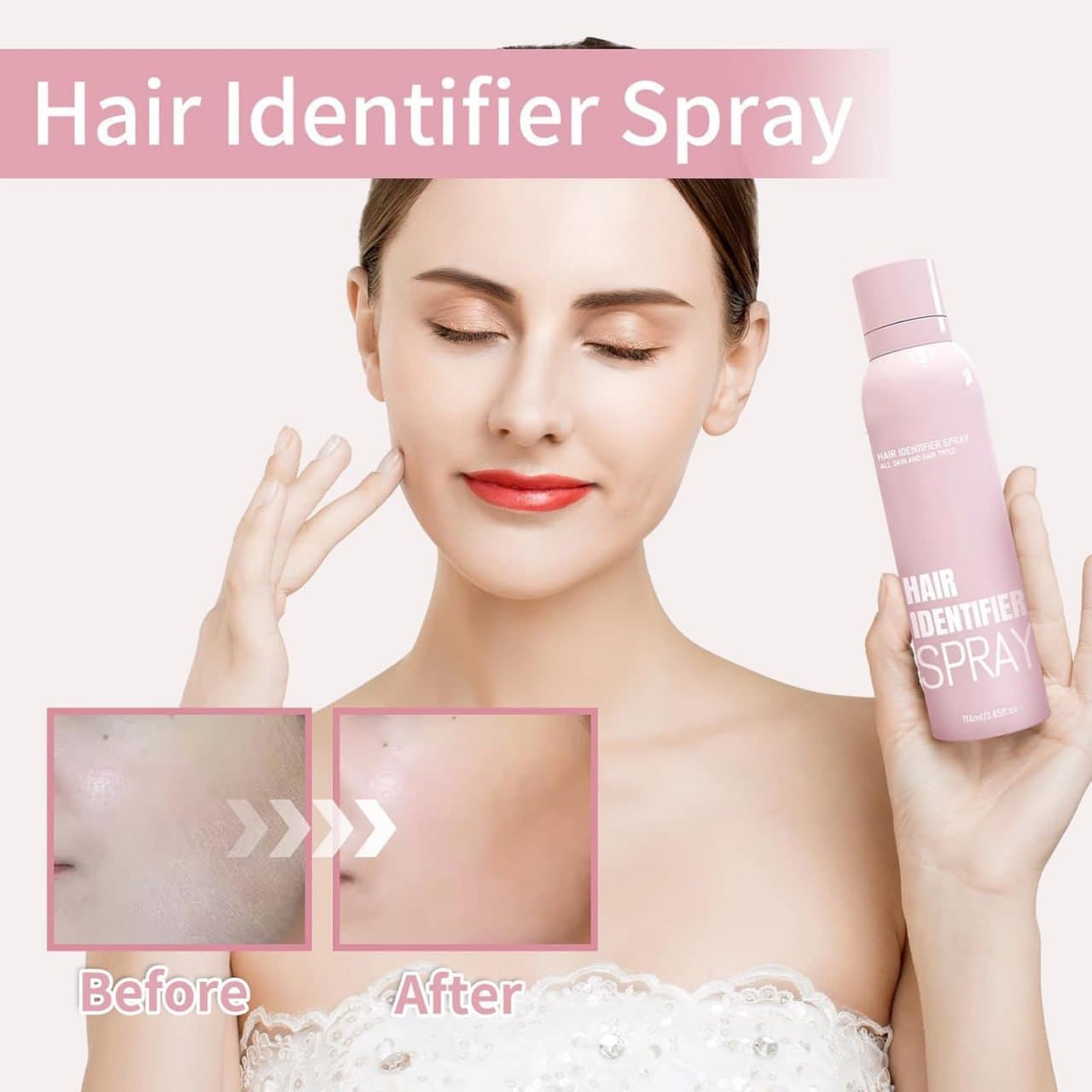Hair Identifier Spray For Face Shaving view 1