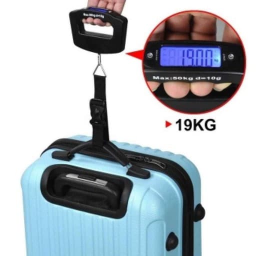 Handheld Digital Luggage Scale With Grip For Travel Portable Electronic Weighing Suitcase And Bag view 2