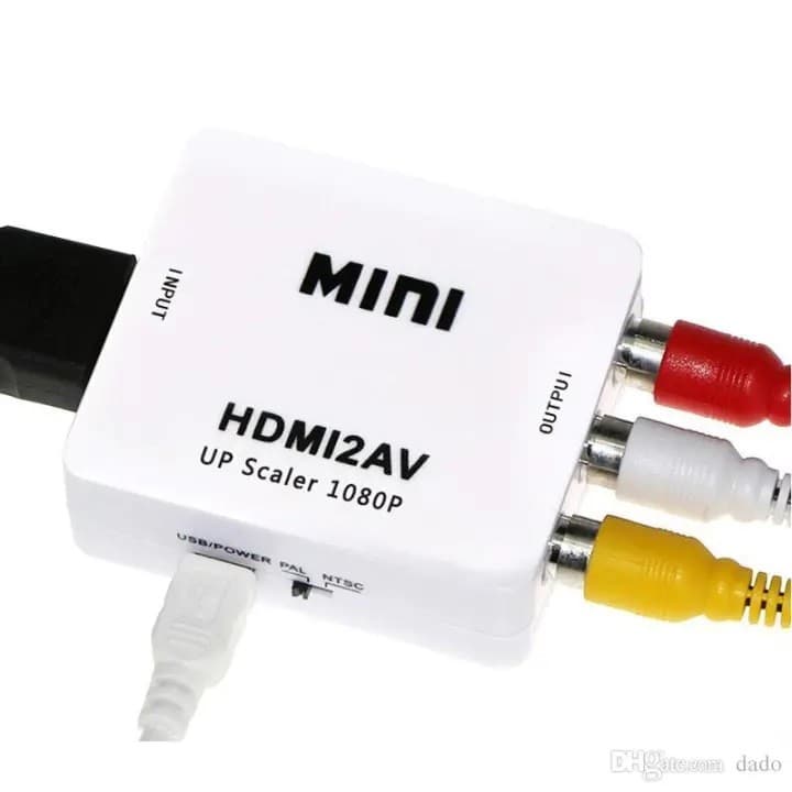 HDMI To AV Converter 1080p With 5V Usb Power RCA Video & LR Audio Out view 2