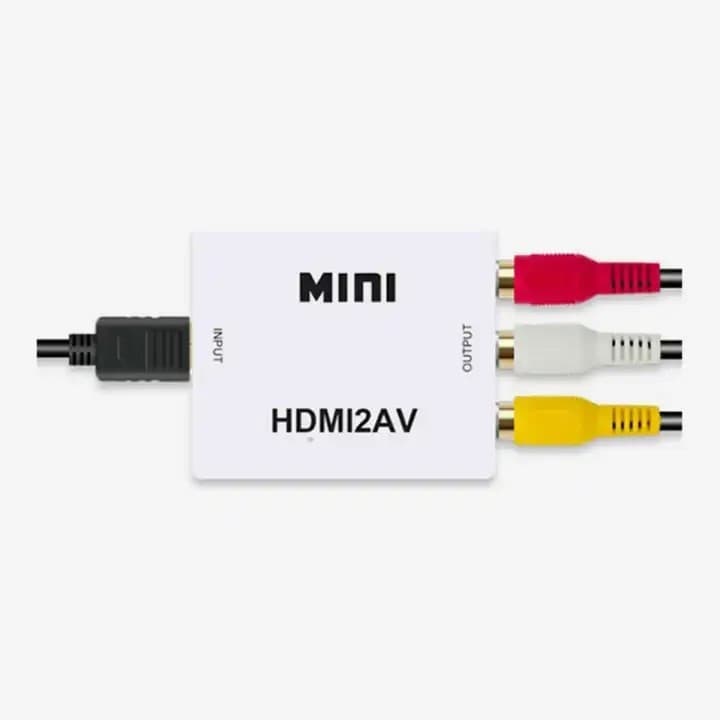 HDMI To AV Converter 1080p With 5V Usb Power RCA Video & LR Audio Out view 1