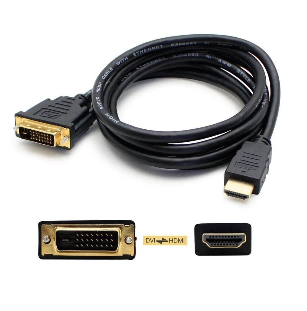 HDMI To DVI Cable 24-PinFull HD 1080p 1.5Meter Length view 2