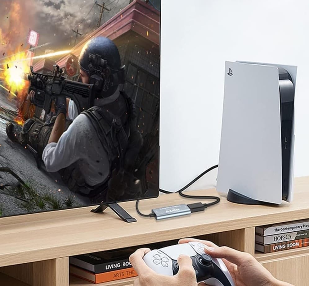 HDMI Video Capture Adapter For Live Streaming And Game Capture view 3