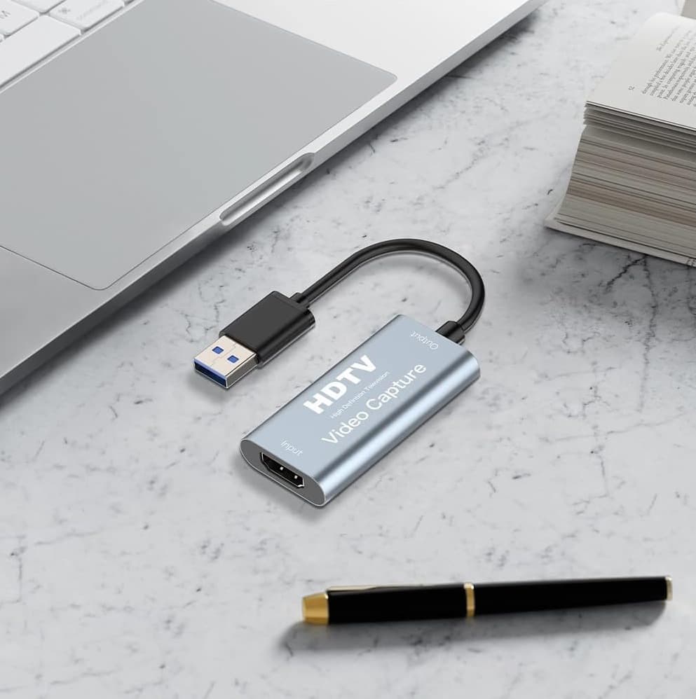 HDMI Video Capture Adapter For Live Streaming And Game Capture view 2
