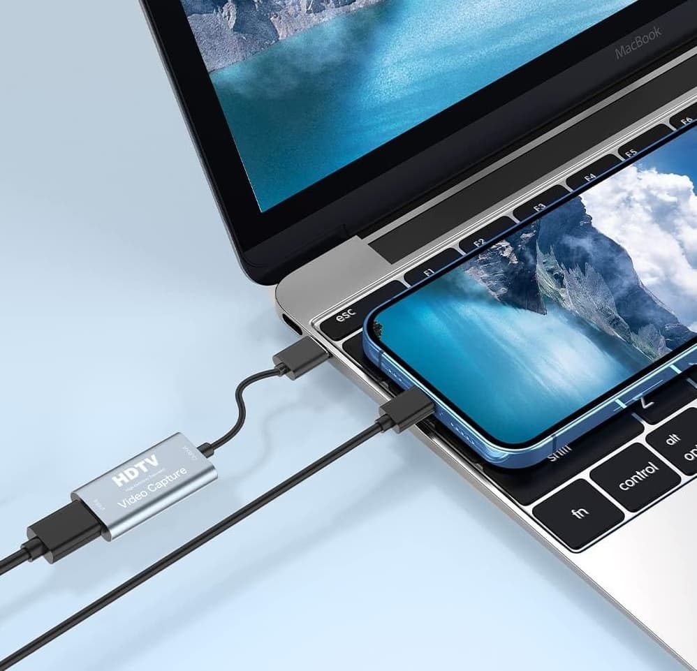 HDMI Video Capture Adapter For Live Streaming And Game Capture view 4