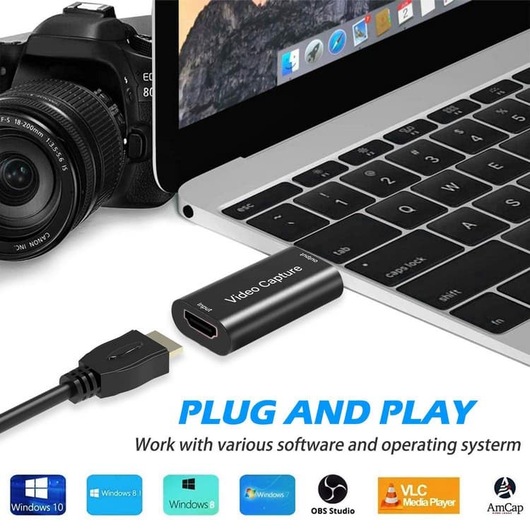 HDMI Video Capture Card 1080P HDMI To USB 2.0 For Live Streaming Broadcasting view 4