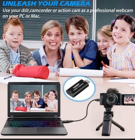 HDMI Video Capture Card 1080P HDMI To USB 2.0 For Live Streaming Broadcasting view 5