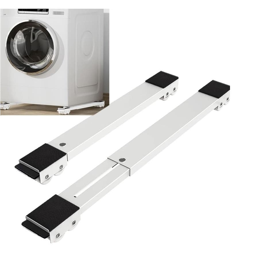Heavy Duty Adjustable Appliance Roller Stand For Washing Machine Refrigerator & Dryer view 1