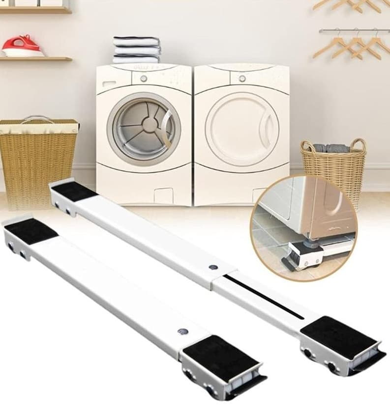Heavy Duty Adjustable Appliance Roller Stand For Washing Machine Refrigerator & Dryer view 3