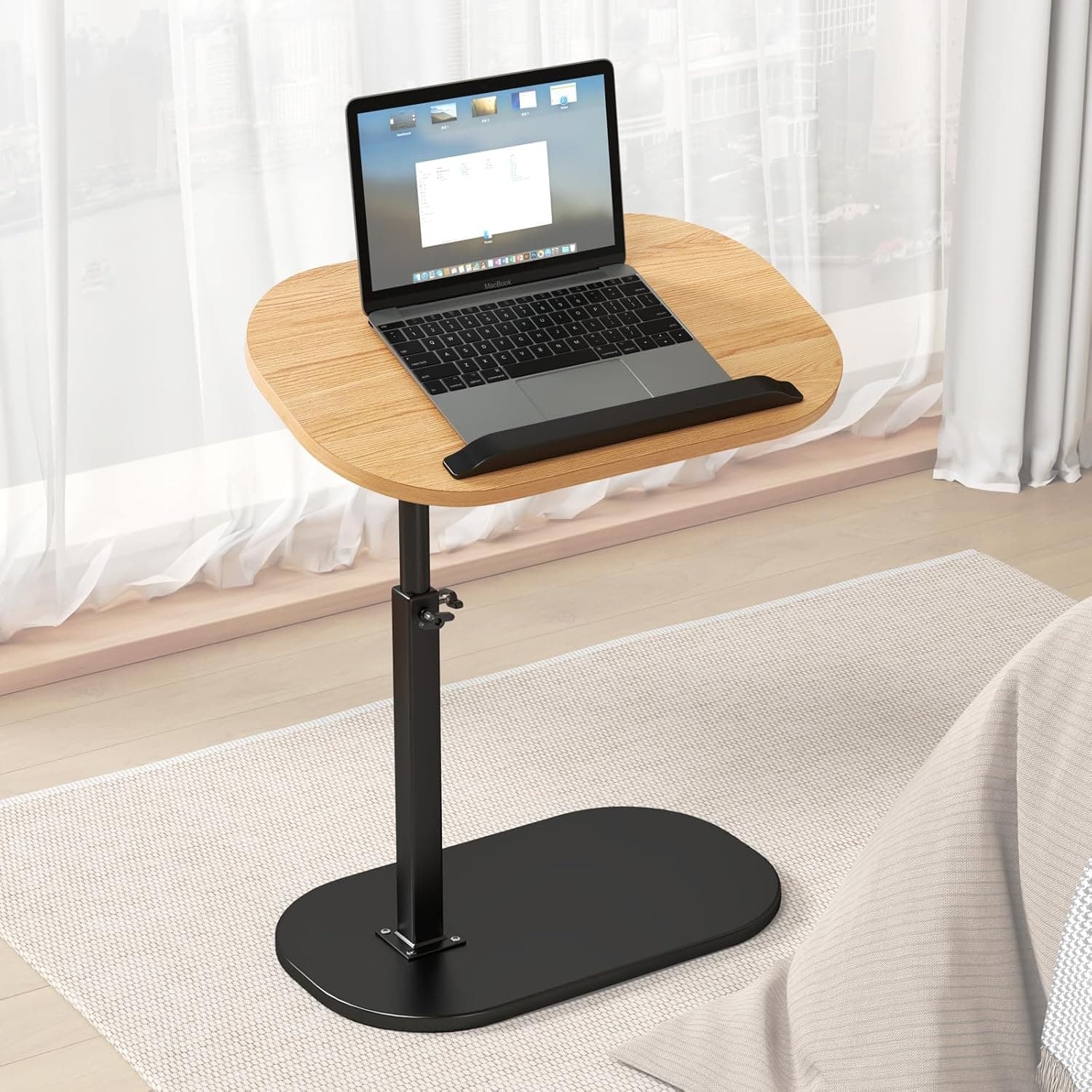 Height Adjustable Study Laptop Table With Flip-Top view 1
