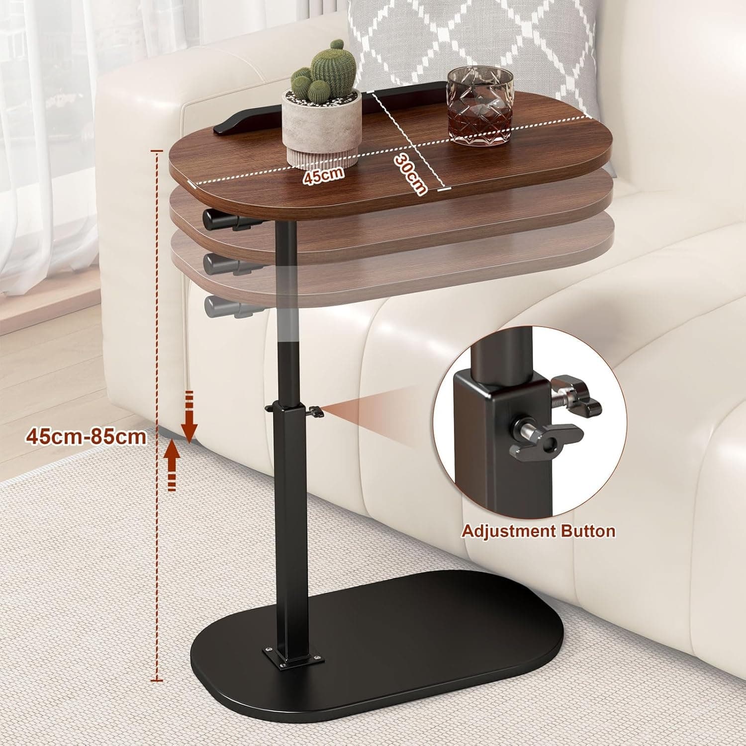 Height Adjustable Study Laptop Table With Flip-Top view 5