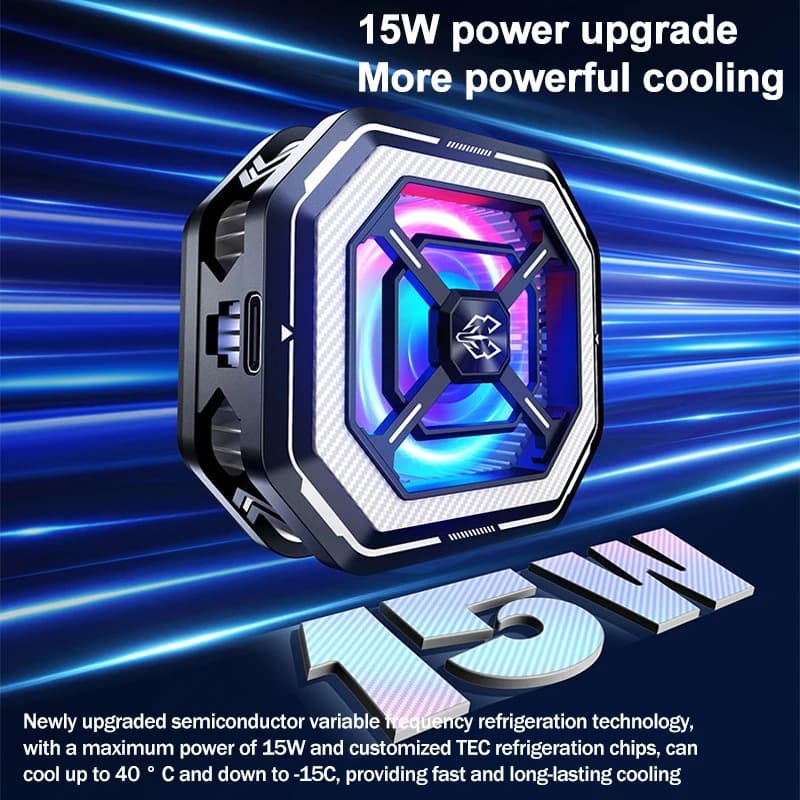 HL01 Semiconductor Magnetic Back Clip Mobile Cooler view 3