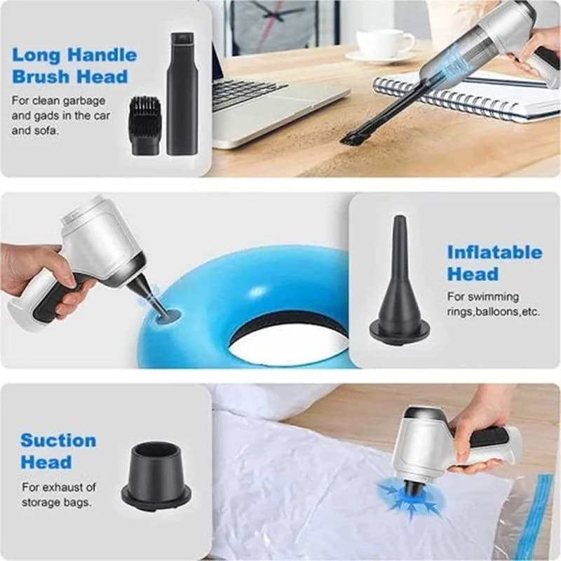 HL107 High Power Rechargeable Portable Vacuum Cleaner view 3