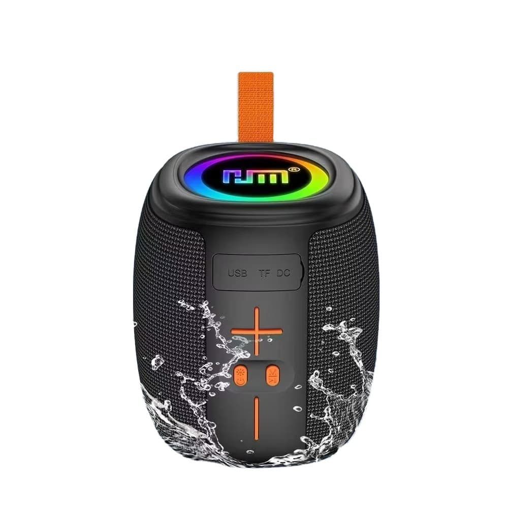 HM 802 Portable Bluetooth Speaker With RGB Lights And Powerful Bass view 2