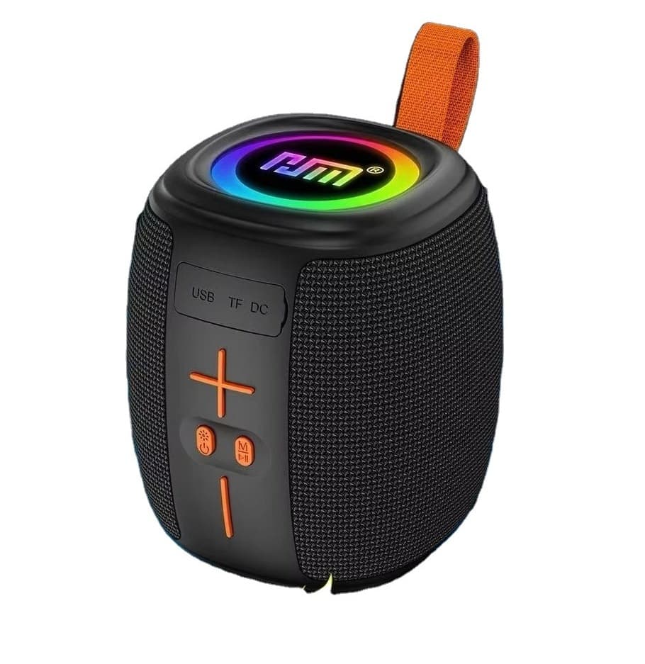 HM 802 Portable Bluetooth Speaker With RGB Lights And Powerful Bass view 1
