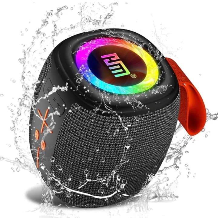 HM-805 Portable Bluetooth 5.3 Speaker with RGB Lights & IPX4 Waterproofing view 1