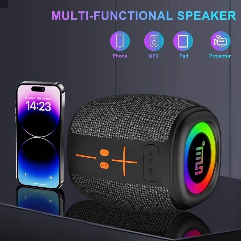 HM-805 Portable Bluetooth 5.3 Speaker with RGB Lights & IPX4 Waterproofing view 4
