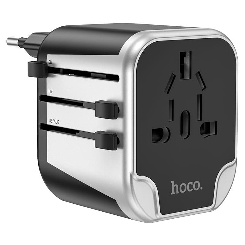 Hoco AC5 Level Wall Charger With Plug Converter Travel Adapter view 1