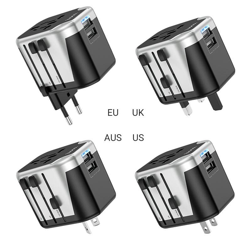 Hoco AC5 Level Wall Charger With Plug Converter Travel Adapter view 3