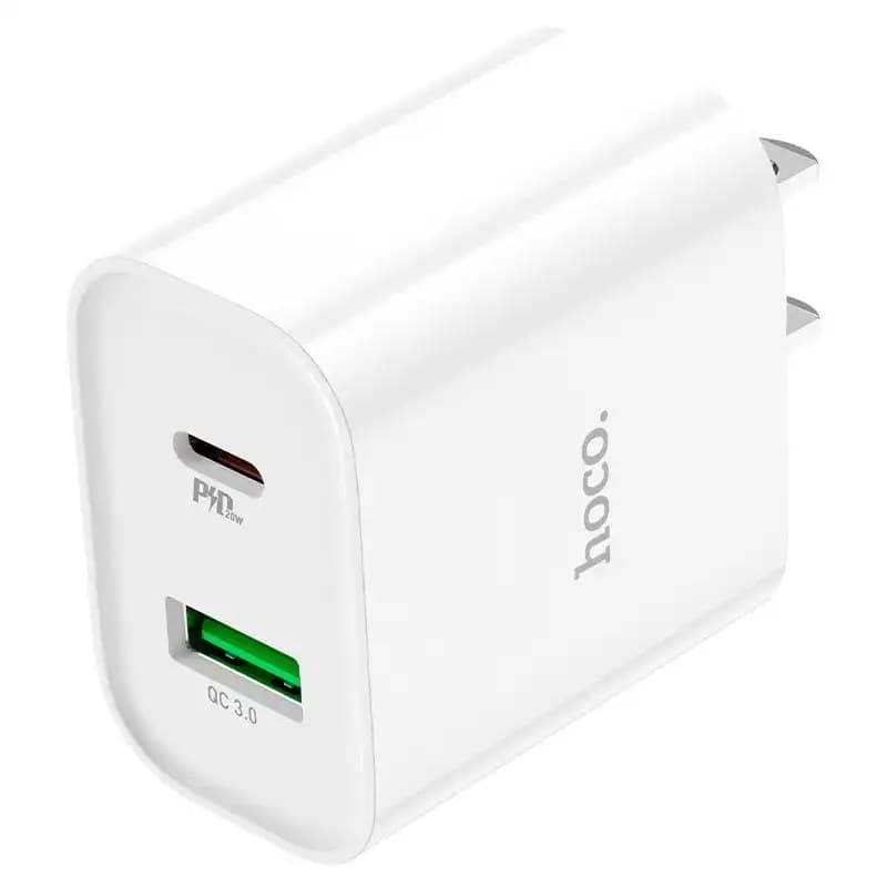 HOCO C80 Plus Wall Mobile Charger PD + QC3.0 US view 1