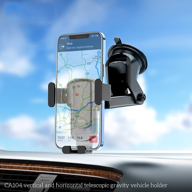 Hoco CA104 Car Telescopic Gravity Phone Holder view 1