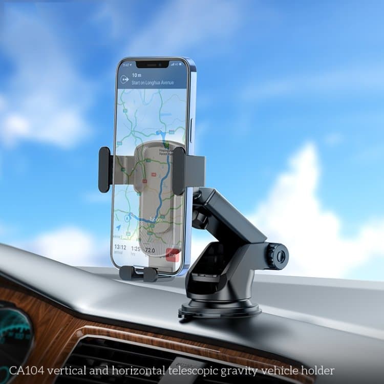 Hoco CA104 Car Telescopic Gravity Phone Holder view 2