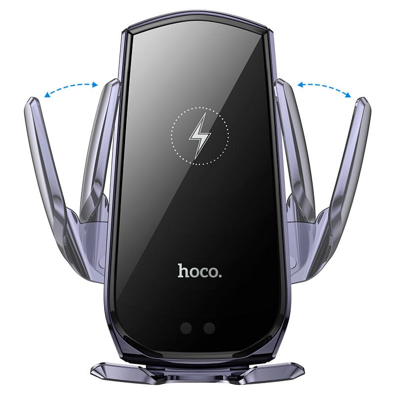 Hoco CA202 Plus Car Wireless Charger Mobile Holder For Air Outlet view 3