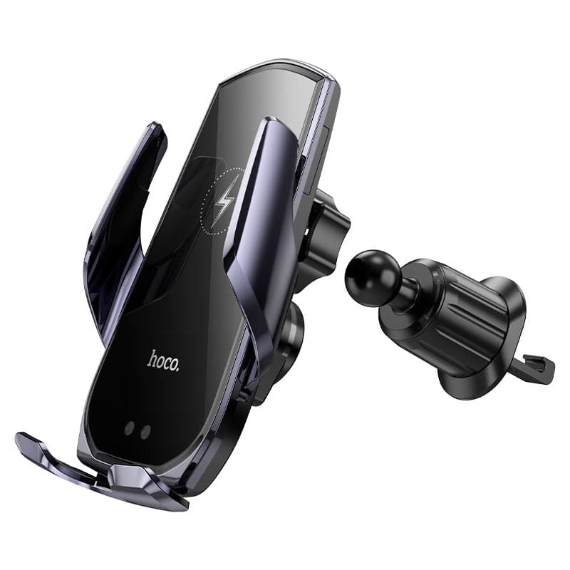 Hoco CA202 Plus Car Wireless Charger Mobile Holder For Air Outlet view 2