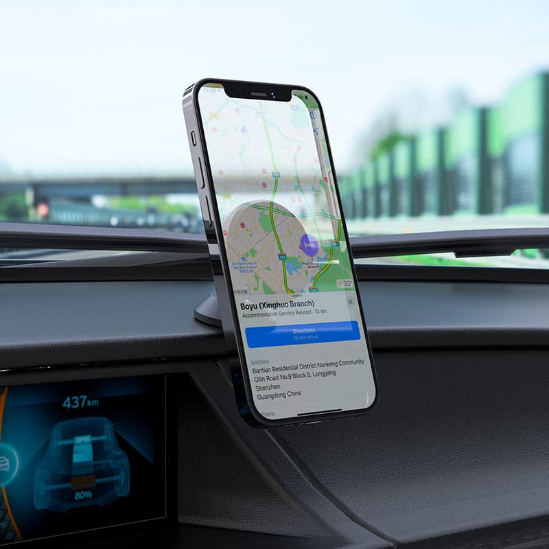 Hoco CA79 Car Magnetic Phone Holder For Dashboard view 2