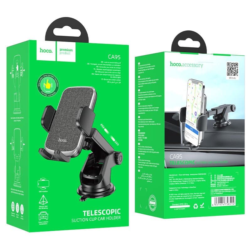 Hoco CA95 Mobile Car Holder For Dashboard Mirror view 4