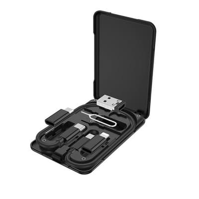 Hoco Cable 6-In-1 “U86 Treasure” Charging Data Sync With Storage Case view 1
