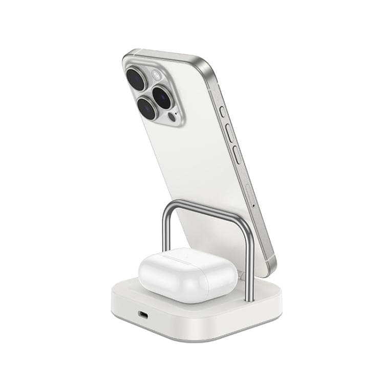 Hoco CQ16A 3 In 1 Desktop and Watch Wireless Charger Set view 2