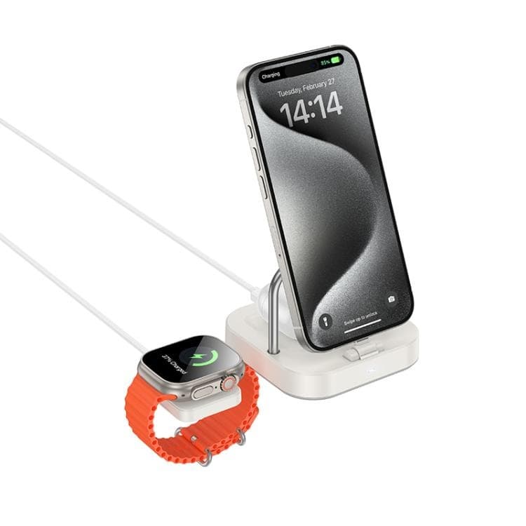 Hoco CQ16A 3 In 1 Desktop and Watch Wireless Charger Set view 1