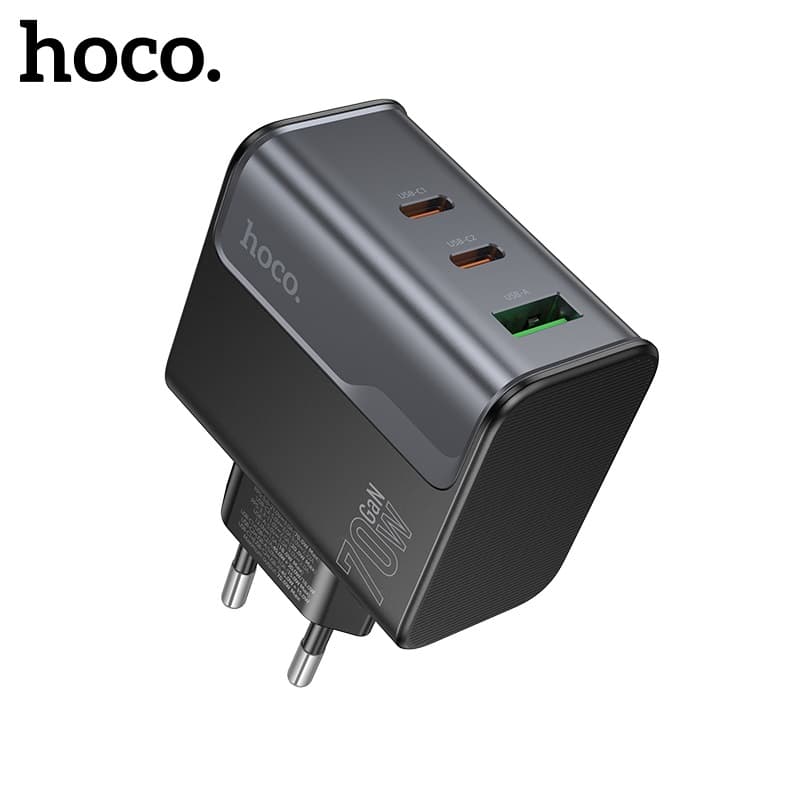Hoco CS75A Star Speed PD 70W  2C1A GaN Charger view 1
