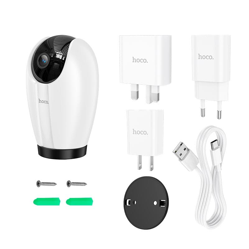 Hoco D6 CCTV Camera Indoor PTZ HD 3MP FHD Google Assistant Infrared Night Vision view 4