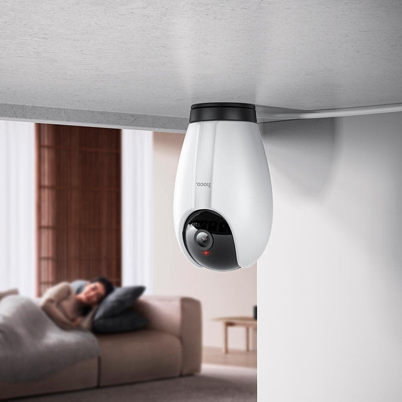 Hoco D6 CCTV Camera Indoor PTZ HD 3MP FHD Google Assistant Infrared Night Vision view 3