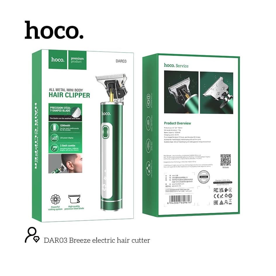 Hoco DAR03 Digital Battery Display Hair Trimmer view 5