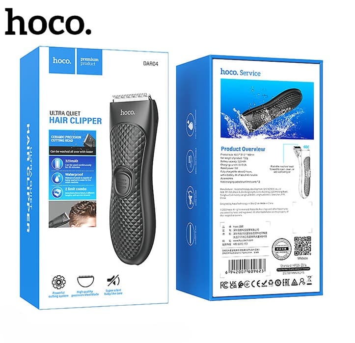 Hoco DAR04 Electric Rechargeable Hair Trimmer Clipper view 4