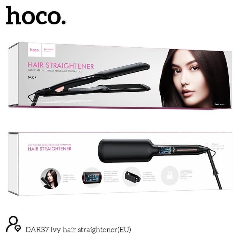Hoco DAR37 Ivy Professional Hair Straightner view 6