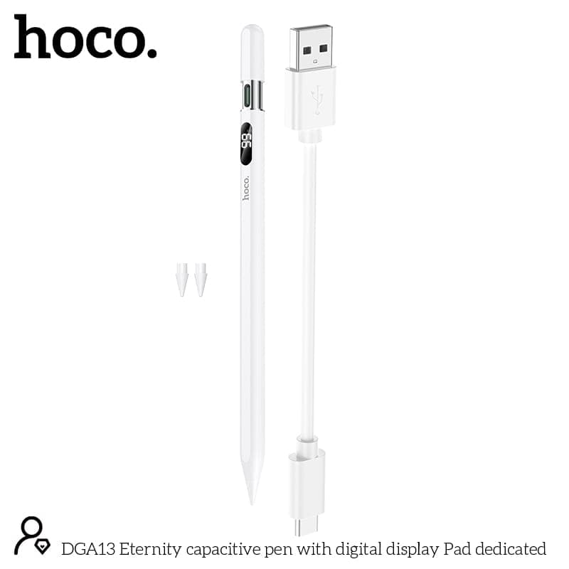 Hoco DGA13 iPad 2018-2025 Dedicated Capacitive Pen With LED Digital Display view 3